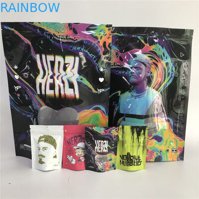 Le erbacce stampate su ordinazione dei semi fumano l'involucro del sigaro che imballa Amber Leaf Tobacco Pouch che /Blunt avvolge i sacchetti d'imballaggio