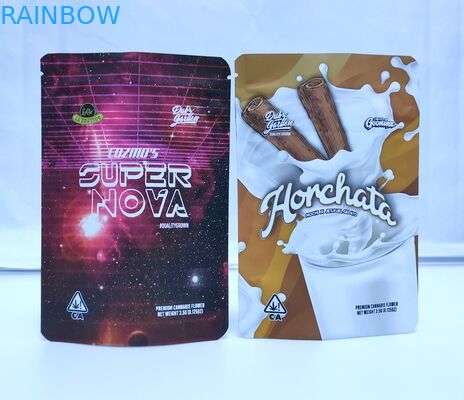 compagni del di alluminio di 1g 4g 7g 10g che imballano la borsa della prova dell'odore di delta 8 del sacchetto dei gummies della borsa CBD con la chiusura lampo