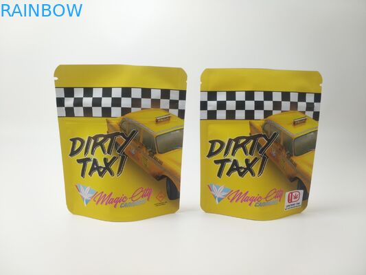 4X6 misura Mylar in pollici che le borse a chiusura lampo sventano le erbacce svizzere allineate di THC CBD