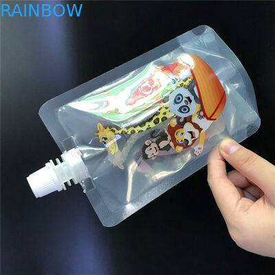 Il sacchetto liquido di plastica mylar del becco della prova insacca all'ingrosso per i pacchetti d'imballaggio del sacchetto dell'alimento del tè del latte degli alimenti per bambini del succo