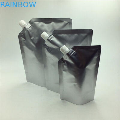 Personale personalizzi il liquido 1liter stanno sul sacchetto opaco del becco dell'olio di semi dell'etichetta della stampa della borsa