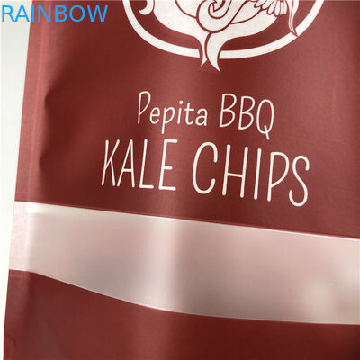 Borsa di alluminio Matte Effect Plastic Laminated Stand di imballaggio per alimenti sui sacchetti misti del sacchetto delle verdure del tè per i chip