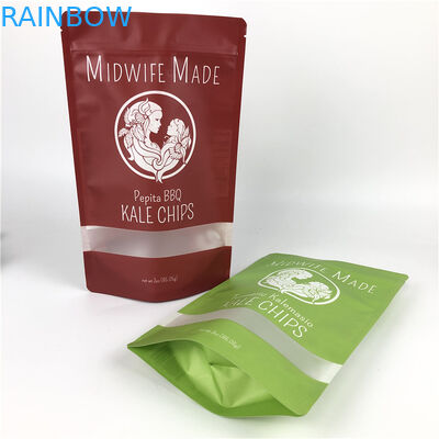 Verdure miste Chips Packaging Plastic Bag del pacchetto dei pacchetti del sacchetto della frutta asciutta di erbe su ordinazione organica di plastica a chiusura lampo di Matcha