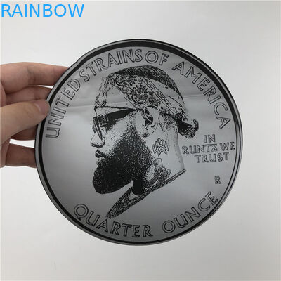 Il tocco che morbido 3.5g di plastica imballa Mylar insacca i sacchetti irregolari tagliati con il giro a chiusura lampo modella i sacchetti dei biscotti 7g