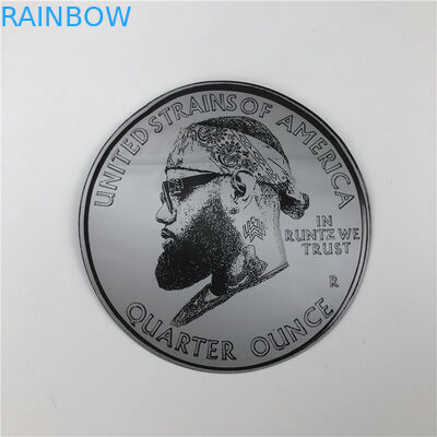 Il tocco che morbido 3.5g di plastica imballa Mylar insacca i sacchetti irregolari tagliati con il giro a chiusura lampo modella i sacchetti dei biscotti 7g