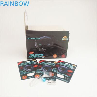 Mamba d'imballaggio Pather della bolla della scatola di carta della pillola del platino 3D di rinoceronte 7