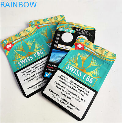 Incisione uv d'imballaggio commestibile di MOPP CMYK del punto della borsa a chiusura lampo di Runtz Mylar dell'alimento