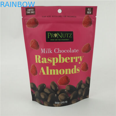 Il sacchetto di plastica commestibile di VMPET CMYK ha saldato a caldo i chip matti 1.2C del cioccolato