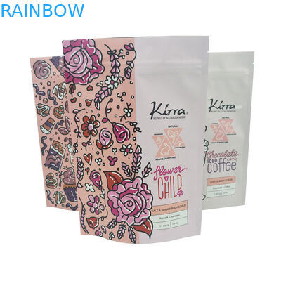 l'ente d'imballaggio cosmetico del cioccolato della moca di MOPP VMPET della borsa di 10C CMYK sfrega