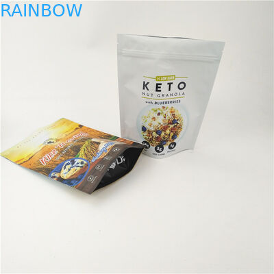 La borsa risigillabile di CMYK CPP Mylar glassata sta sulla chiusura lampo 120mic MOPP di Doypack