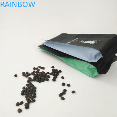 I sacchetti del di alluminio di CMYK OPP fanno un spuntino il PA matto 1.5c del PE di MOPP del caffè