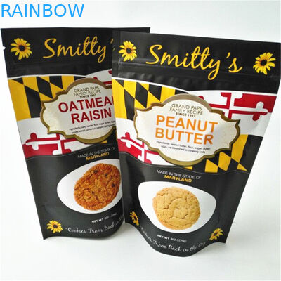 Del serpente di Doypack dell'alimento del supporto borsa di plastica della chiusura lampo dei sacchetti 12C CMYK MOPP su