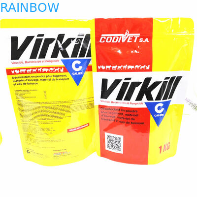 Il popcorn di plastica dei sacchetti della prova dell'odore di CMYK MOPP sta su 110mic