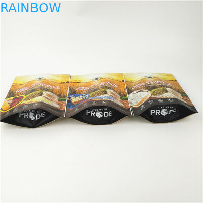 La chiusura lampo risigillabile di Mylar di colore di CMYK insacca 200mic sta sul sacchetto della chiusura lampo