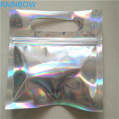 Delle caramelle del commestibile del supporto stampa olografica gommosa dei sacchetti CYMK Digital su con il foro