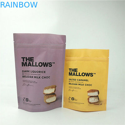 Gli spuntini al latte il PE dell'ANIMALE DOMESTICO di MOPP laminato sacchetto del supporto della carta kraft del cioccolato su