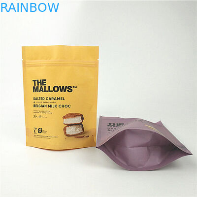 Gli spuntini al latte il PE dell'ANIMALE DOMESTICO di MOPP laminato sacchetto del supporto della carta kraft del cioccolato su