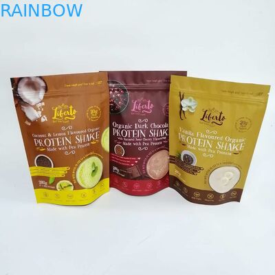 Borsa di plastica laminata della chiusura lampo di Mylar della borsa del supporto del di alluminio di VMPET su a prova d'umidità