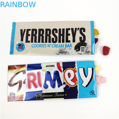 Borsa d'imballaggio commestibile amichevole d'imballaggio termosaldata di Eco della bustina di carta kraft biodegradabile