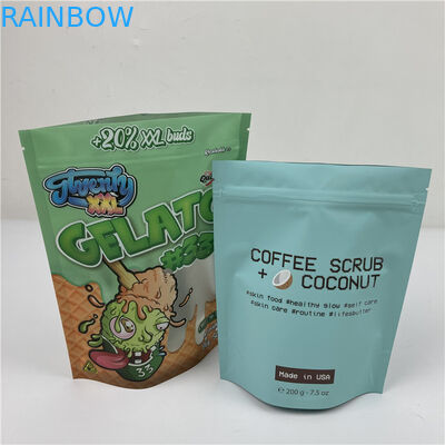 Borsa d'imballaggio di Matt Smell Proof Plastic Bags 3.5g Candy Edibles di colore di CMYK