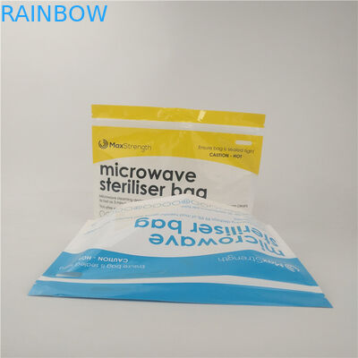 Borsa d'imballaggio del supporto su del sacchetto della tazza degli alimenti per bambini mensili lucidi di sterilizzazione