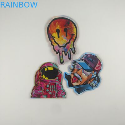 Gummies Jelly Cannabis Plastic Pouches Packaging ha tagliato le borse a stampo tagliente su ordinazione 3.5g della chiusura lampo