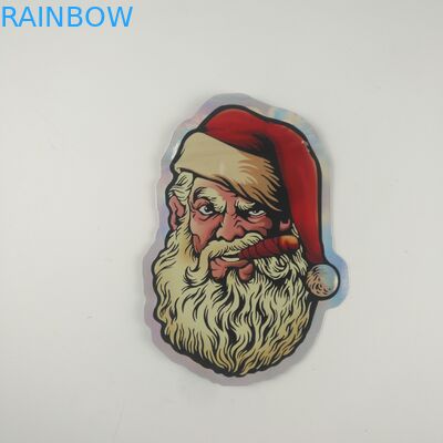 Gummies Jelly Cannabis Plastic Pouches Packaging ha tagliato le borse a stampo tagliente su ordinazione 3.5g della chiusura lampo