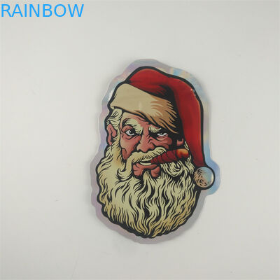 Gummies Jolly Cannabis Zipper Pouch Bags ha tagliato la forma a stampo tagliente 7g