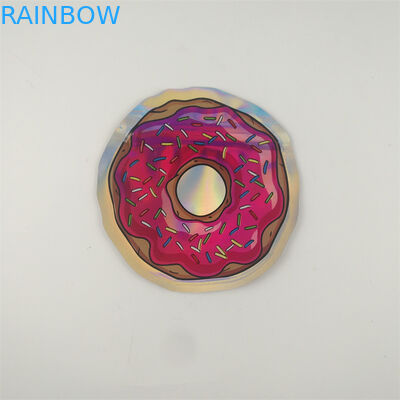 Gummies Jolly Cannabis Zipper Pouch Bags ha tagliato la forma a stampo tagliente 7g