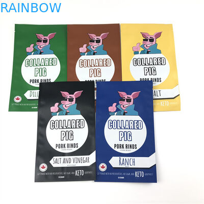 La serratura di plastica dello zip di Mylar della guarnizione laterale tre insacca la prova risigillabile dell'odore