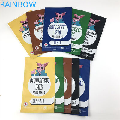 La serratura di plastica dello zip di Mylar della guarnizione laterale tre insacca la prova risigillabile dell'odore