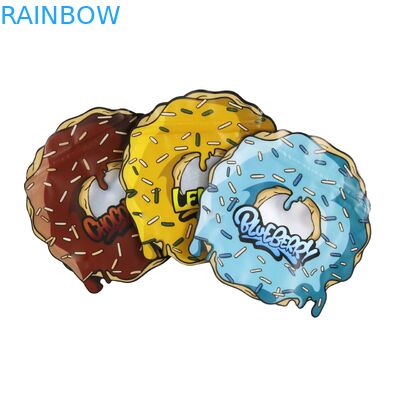 L'abitudine tagliata risigillabile irregolare della borsa di Mylar del cerchio rotondo modella 3,5 7 grammi