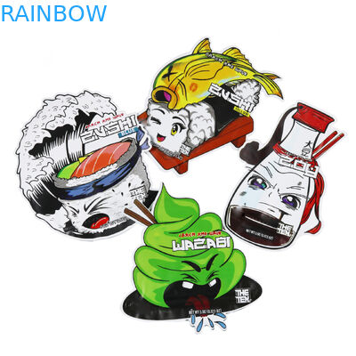 L'abitudine tagliata risigillabile irregolare della borsa di Mylar del cerchio rotondo modella 3,5 7 grammi