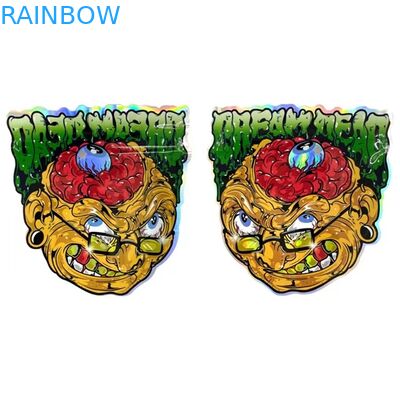 La serratura stampata su ordinazione Mylar dello zip insacca la chiusura lampo dello spuntino di Gummies della saldatura a caldo insacca il foglio di alluminio