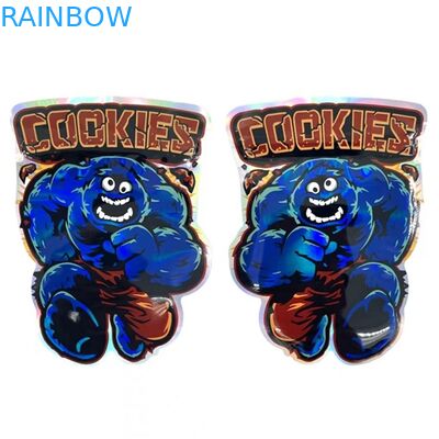 La serratura stampata su ordinazione Mylar dello zip insacca la chiusura lampo dello spuntino di Gummies della saldatura a caldo insacca il foglio di alluminio