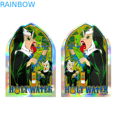 La serratura stampata su ordinazione Mylar dello zip insacca la chiusura lampo dello spuntino di Gummies della saldatura a caldo insacca il foglio di alluminio