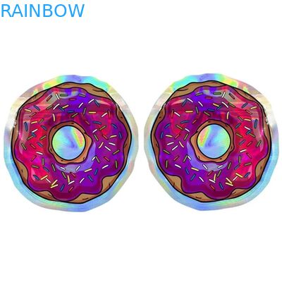 Borse olografiche 3.5G di forma rotonda dei semi di fiore dei sacchetti di plastica di Mylar Edibles della prova dell'odore