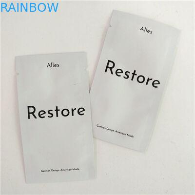 I cosmetici termosaldati provano le bustine che d'imballaggio il sacchetto piano Mylar sventa 3 borse della guarnizione dei lati