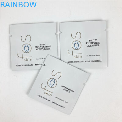 Mini Kraft Paper Cosmetic Pouch che imballa con la bustina vuota della pillola del tè del caffè della stagnola della chiusura lampo