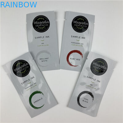 Mini Kraft Paper Cosmetic Pouch che imballa con la bustina vuota della pillola del tè del caffè della stagnola della chiusura lampo