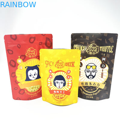 Borse d'imballaggio a chiusura lampo di alluminio di Mylar della prova risigillabile dell'odore per il biscotto dello spuntino dell'alimento