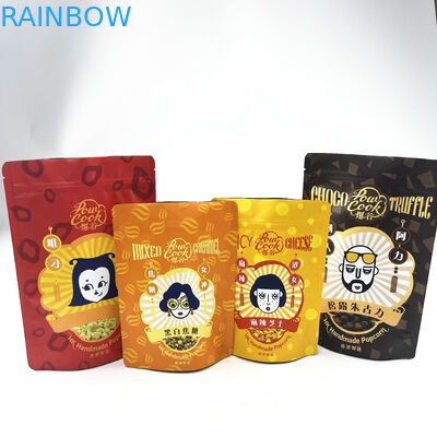 Borse d'imballaggio a chiusura lampo di alluminio di Mylar della prova risigillabile dell'odore per il biscotto dello spuntino dell'alimento