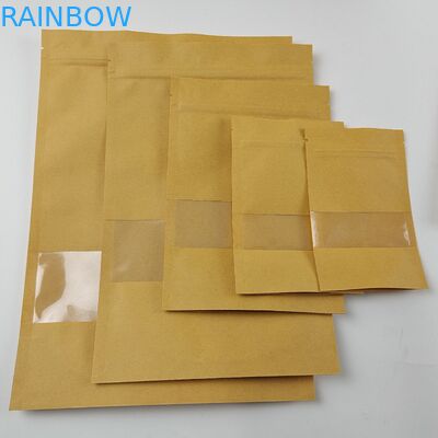 La borsa diritta di carta kraft di Doypack di auto per gli spuntini dell'alimento secchi fruttifica tè del biscotto