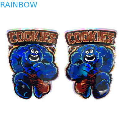 La serratura risigillabile irregolare Mylar dello zip insacca il sacchetto di plastica di Candy