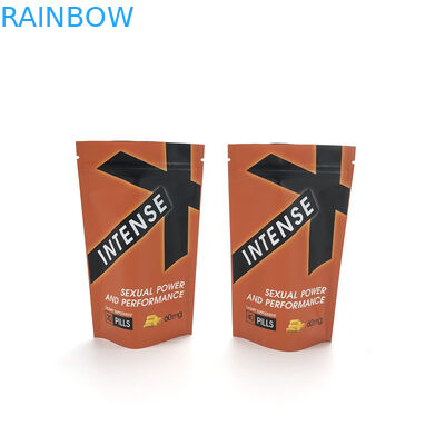 CBD su misura insacca il supporto sul pacchetto di Doypack Matte Aluminum Foil Baggies Food