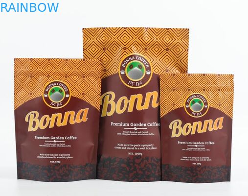 Supporto di tocco morbido sulla borsa d'imballaggio della canapa della borsa dello spuntino del biscotto di Doypack con la chiusura lampo