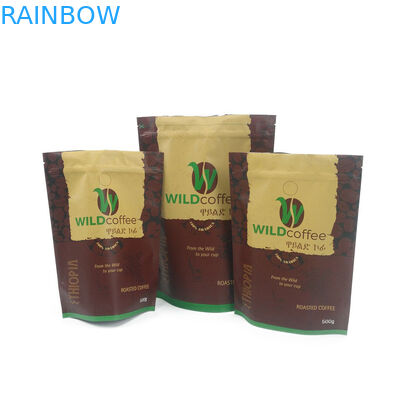 Borsa di caffè d'imballaggio della chiusura lampo di Mylar dell'odore della prova della borsa su ordinazione dello spuntino Kratom