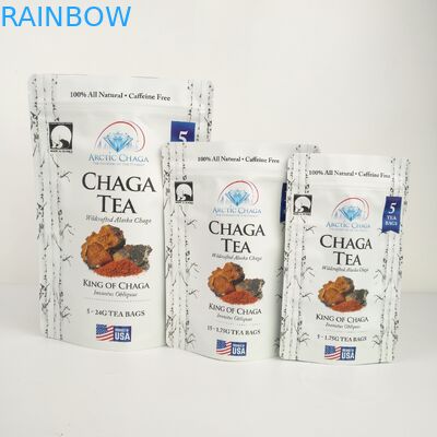 Supporto della carta di Mylar sulla borsa di plastica del pacchetto di rotocalcografia della chiusura lampo del sacchetto con il logos