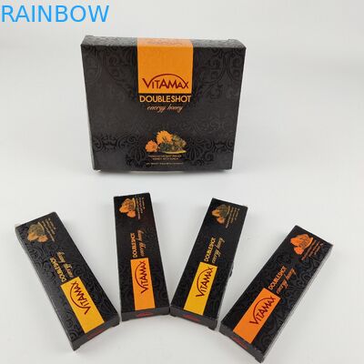 Colore nero su ordinazione all'ingrosso che imballa il miele dolce di Honey Box For Vitamax Energy del peso della bustina 22g