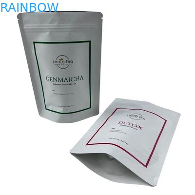 Il supporto di stampa su ordinazione sul corpo d'imballaggio del sacchetto sfrega la borsa a chiusura lampo del di alluminio